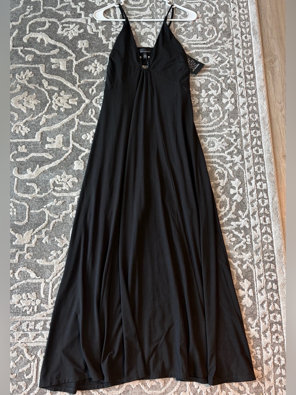 WHBM Black Maxi Dress NWT